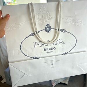 Prada shopping bag